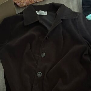 Briggs & Riley Dark Brown Pea Coat